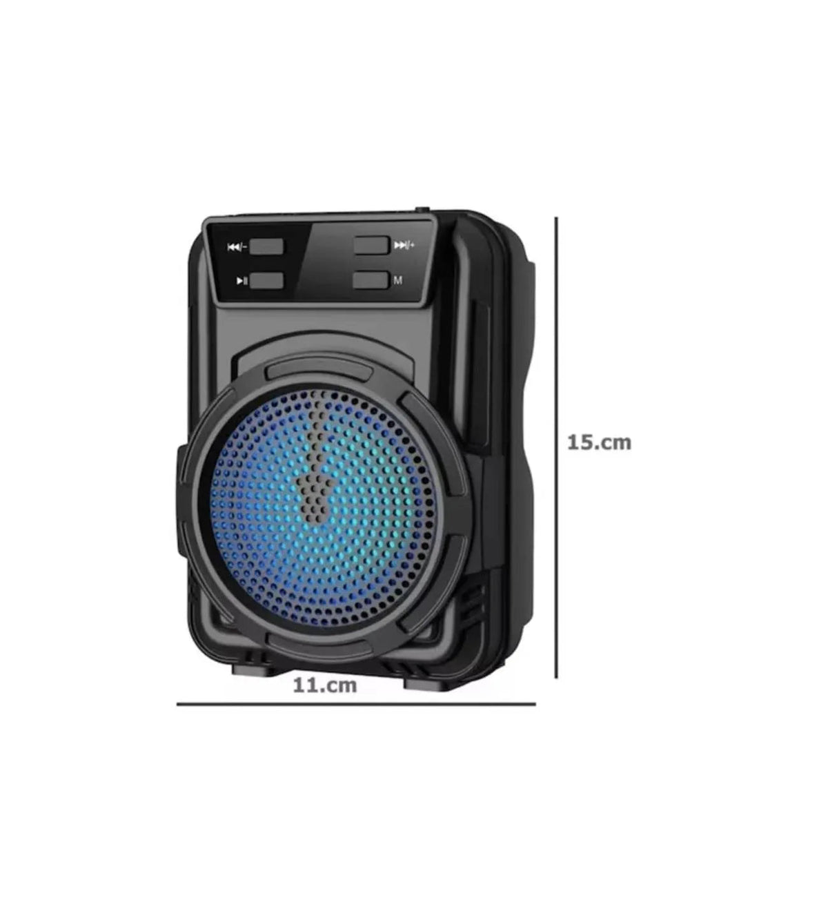 Fm-Sd Kart Usb Girişli Işıklı Ses Bombası Bluetooth Hoparlör Gts-1346 GRATNİCE