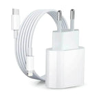 ( 5 adet ) 25w usbc adaptörü ve 1m usbc lightning pd kablo şarj seti TELETEK