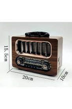 Kbroad full band radyo ahşap tasarım fm/am/sw/usb/tf destekli şarj edilebilir bluetooth hoparlör CARBON