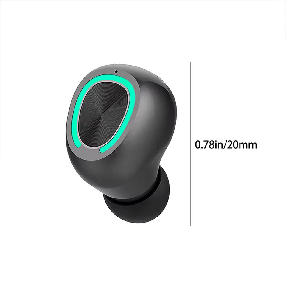 Bq60 kulak içi lastikli dokunmatik hi-fi audio led göstergeli bluetooth kulaklık İCON