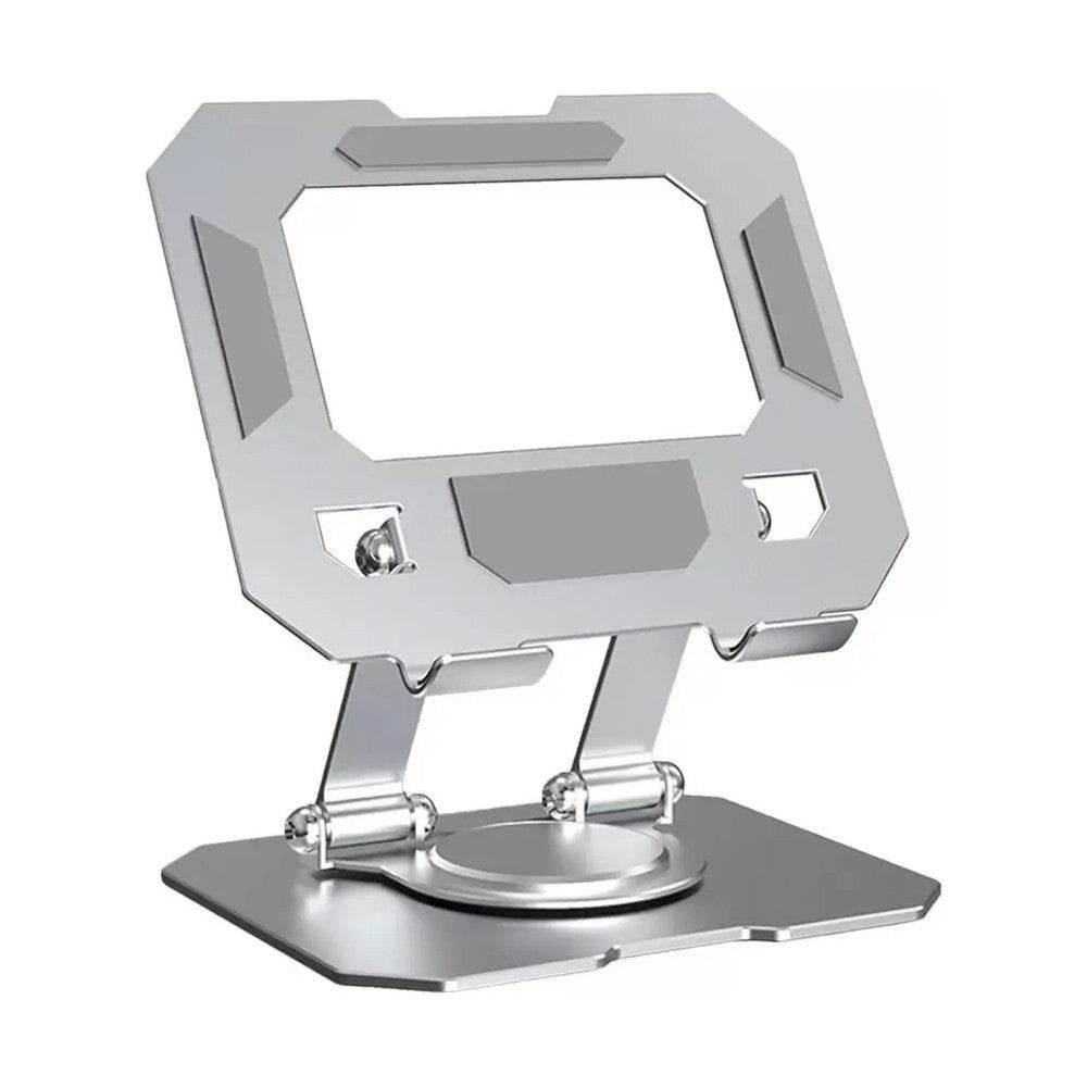 Foldable metal tablet stand | 360° döner, katlanabilir ayarlanabilir tutucu | tüm tablet modelleri ile uyumlu - TechnioTR