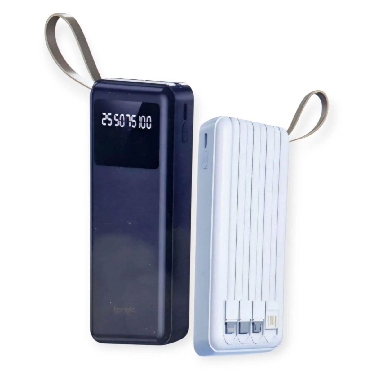 Forefo 20,000 mah powerbank | dahili type-c & lightning kablo | 22,5w hızlı şarj | led göstergeli | çift usb + type-c girişli taşınabilir şarj cihazı - TechnioTR