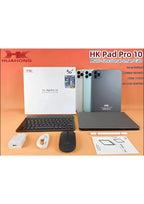 Orj, Hk pad pro 10 akıllı tablet android wifi bluetooth sim kart sosyal medya 10,1 inç 8000mah HUANHONG