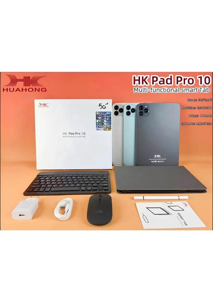 Orj, Hk pad pro 10 akıllı tablet android wifi bluetooth sim kart sosyal medya 10,1 inç 8000mah HUANHONG