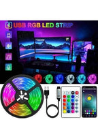 Akıllı rgb led şeridi usb 10 metre uygulama kontrollü ve ses hasasiyet destekli suya dayanıklı ışık İVO
