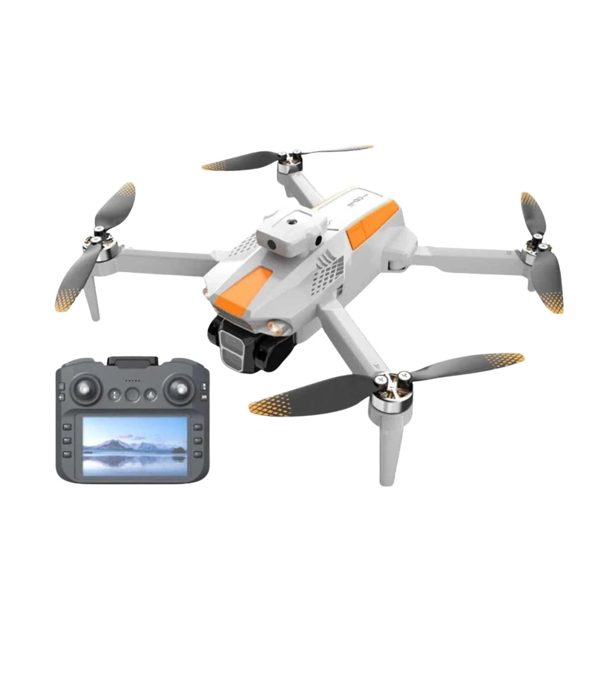 R06 Akıllı Çarpışma Engelleme Özellikli Katlanabilir Drone - Geniş Ekran Kumandalı, HD Çift Kameralı WiFi FPV Harvox