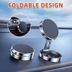 Mıknatıslı katlanabilir metal araç içi telefon tutucu | torpidoya monte edilebilir, ayarlanabilir açılı, tüm telefonlarla uyumlu h500 TEKNOİST