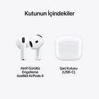 Airpods 4.nesil ios android uyumlu kulaki içi dokunmatik bluetooth kulaklık Müslüm