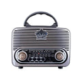 Nns ns-8092BT nostajli radyo retro wirless bluetooth hoparlör tws usb/tf destekli şarj edilebilir 18650 mah hoparlör