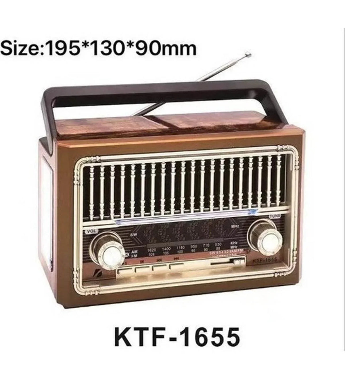 Ktf 1655 fm am radio usb hafıza destekli bluetooth hoperlör KBROAD