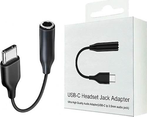 Typec to jak aux kulaklık dönüştürücü ses adaptörü TEKNOİST