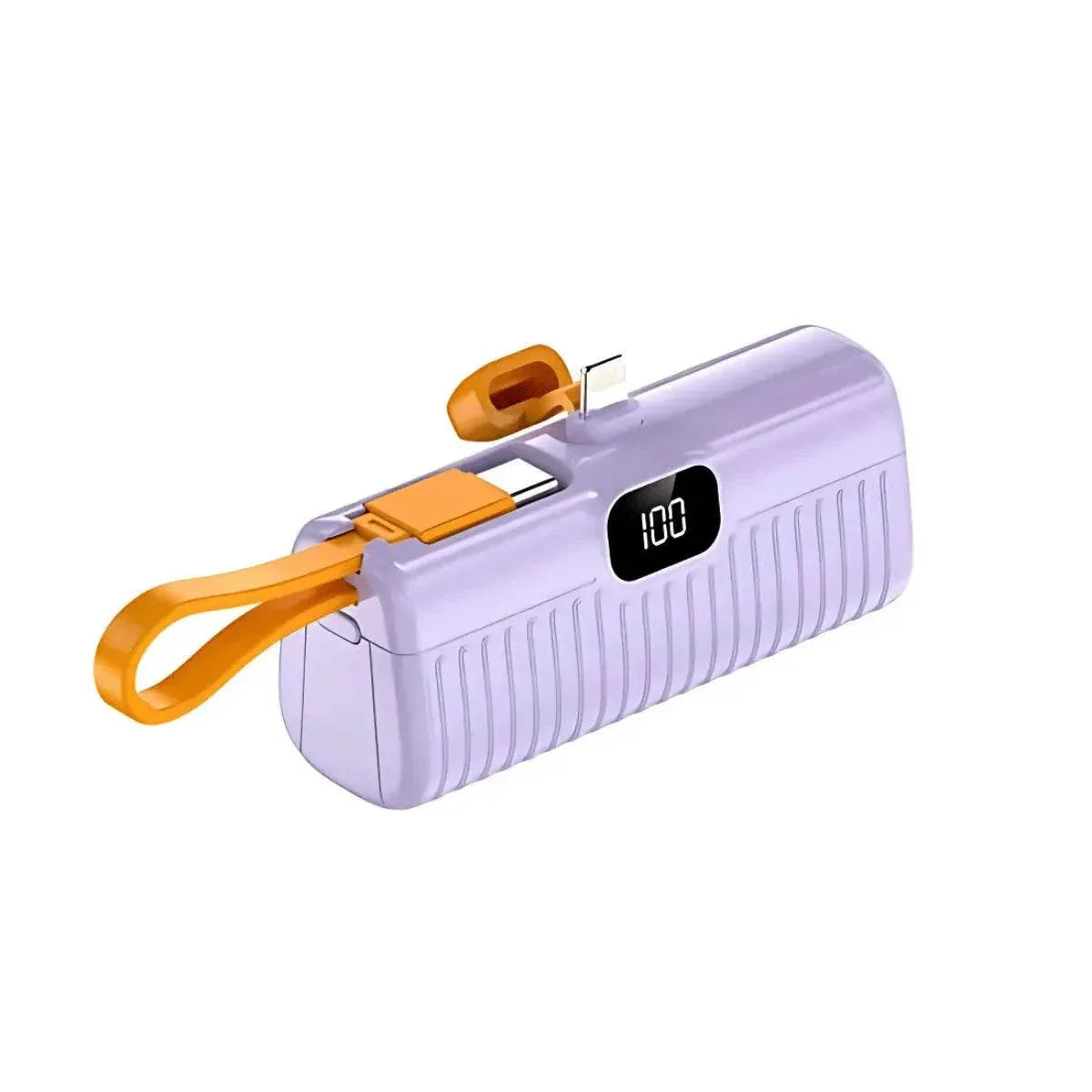 5,000 mah mini led göstergeli typec ve lightning powerbank