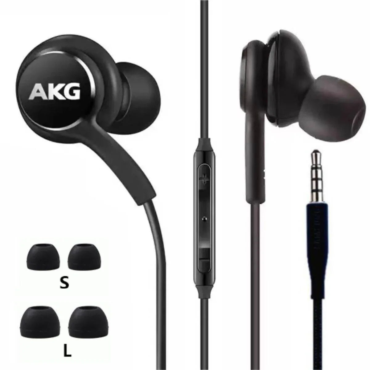 ( 10 adet ) akg 3,5mm jak girişli mikrofonlu kulak içi kablolu kulaklık ÖZELTECH