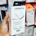 5000 mah çift usb, mikro ve typeC girişli powerbank CARBON