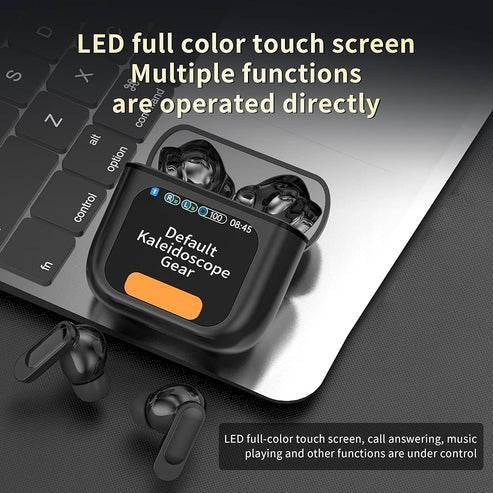 Se-60 bluetooth 5,4 kulak içi kablosuz kulaklık | anc & enc gürültü engelleme, dokunmatik ekran, pure bass ses teknolojisi TEKNOİST