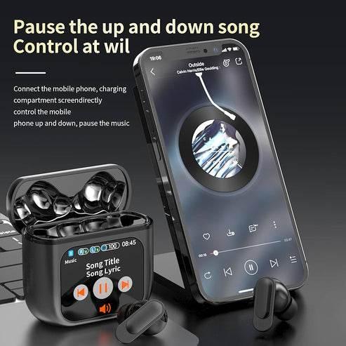 Se-60 bluetooth 5,4 kulak içi kablosuz kulaklık | anc & enc gürültü engelleme, dokunmatik ekran, pure bass ses teknolojisi TEKNOİST