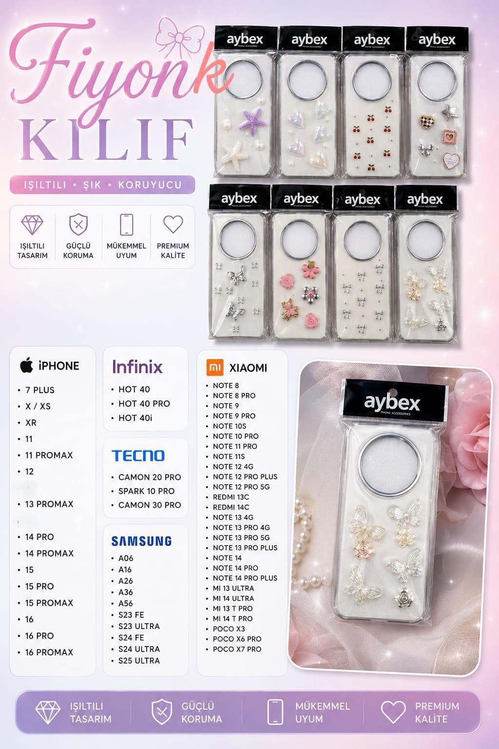 Telefon Kılıf çeşitleri (WhatsApp dan güncel liste isteyin) EMEX