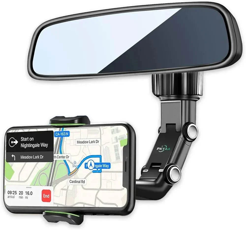 Dikiz aynaya takılan 360 derece ayarlanabilir vakumlu araç içi telefon tutucu re-03 TORİMA