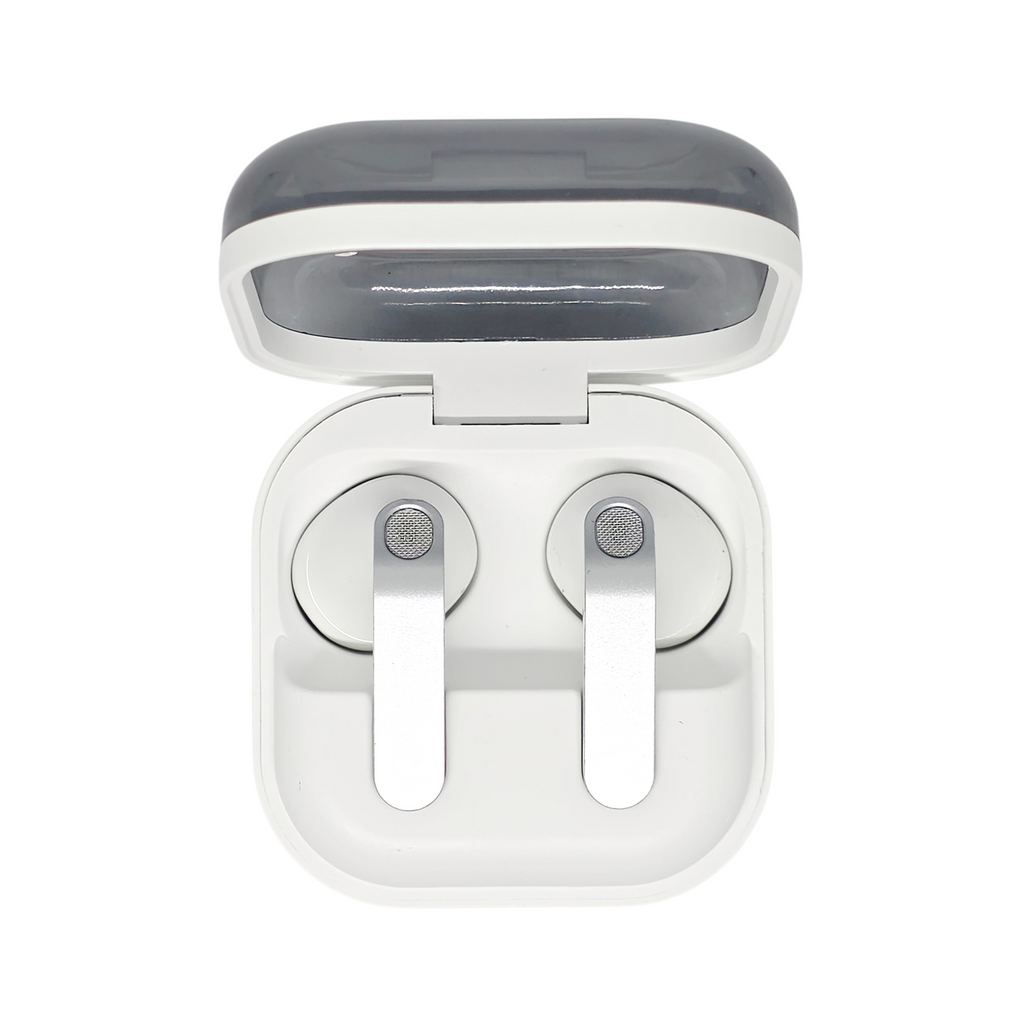 Buds4 Bluetooth Kulaklık, Şık tasarımlı uzun pil ömürlü, yüksek ses kaliteli, Şeffaf Kapaklı ,Şarj Kutulu, dokunmatik Kulakiçi kablosuz Kulaklık