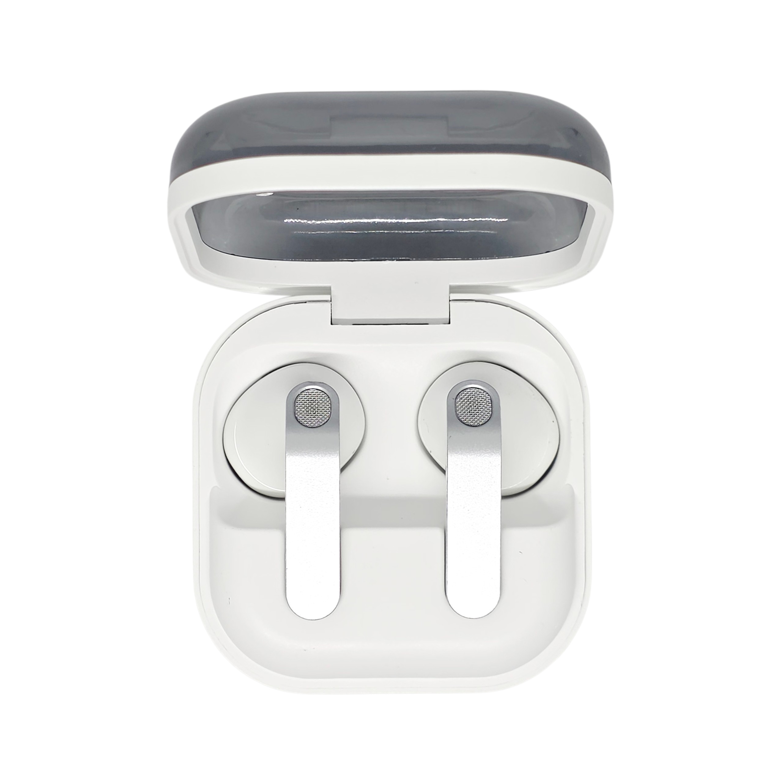 Buds4 Bluetooth Kulaklık, Şık tasarımlı uzun pil ömürlü, yüksek ses kaliteli, Şeffaf Kapaklı ,Şarj Kutulu, dokunmatik Kulakiçi kablosuz Kulaklık