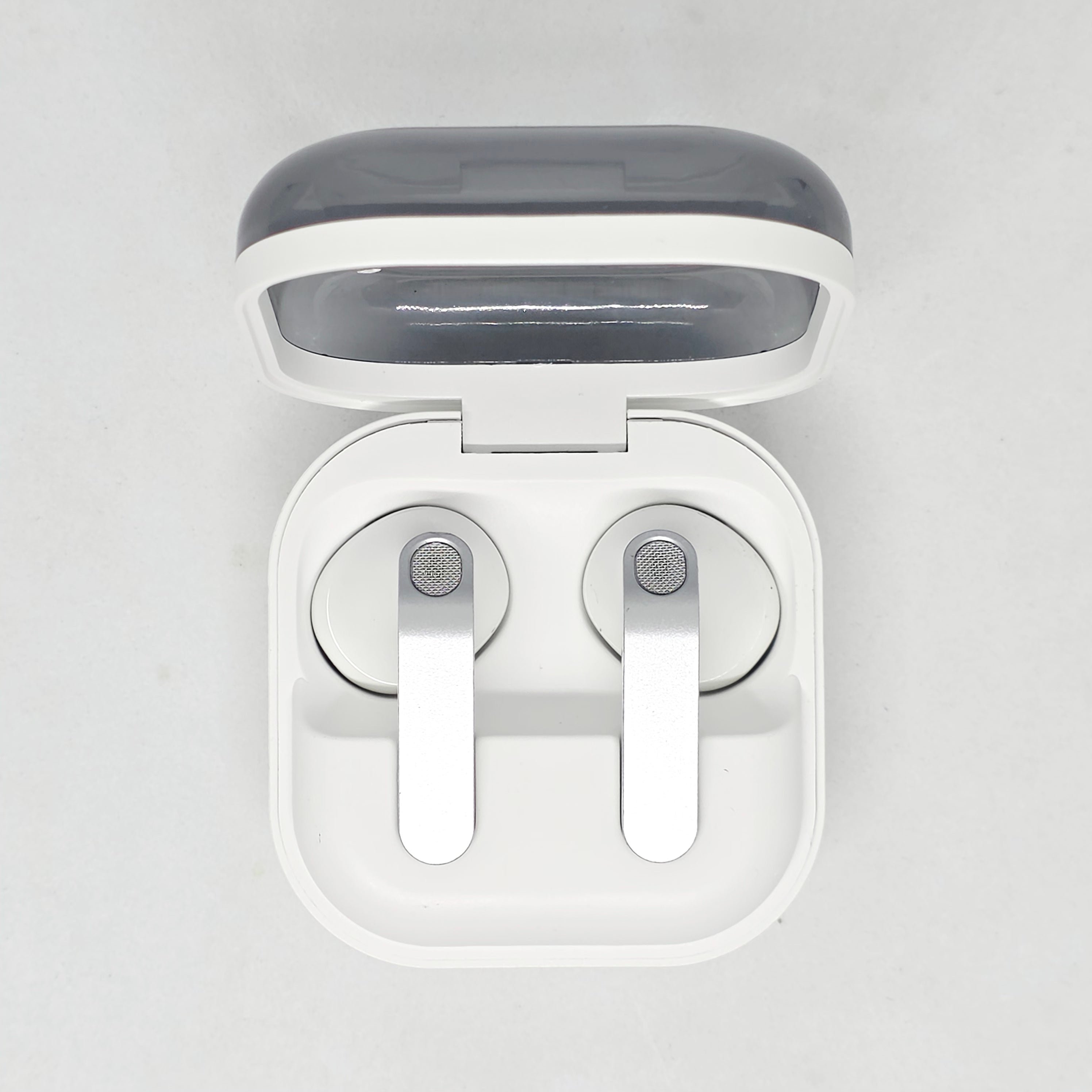 Buds4 Bluetooth Kulaklık, Şık tasarımlı uzun pil ömürlü, yüksek ses kaliteli, Şeffaf Kapaklı ,Şarj Kutulu, dokunmatik Kulakiçi kablosuz Kulaklık