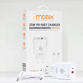 ( 5 adet ) 20W Usb ve TypeC çift çıkışlı şarj başlık ve 1m kablo seti MBX