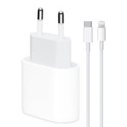 25w usbc adaptörü ve 1m usbc lightning pd kablo şarj seti