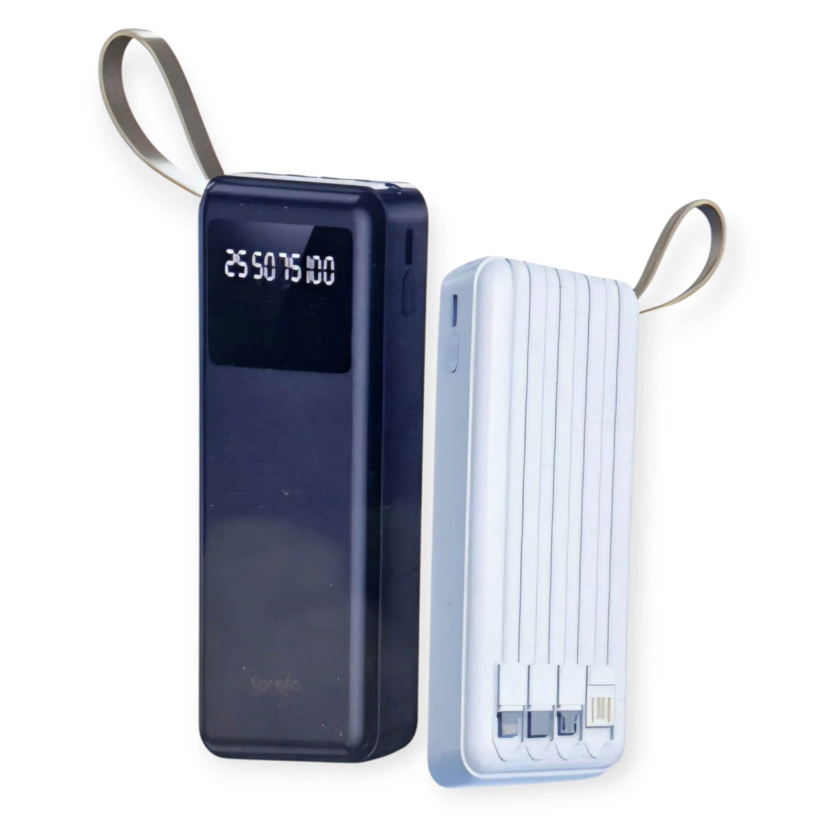 Forefo 20,000 mah powerbank | dahili type-c & lightning kablo | 22,5w hızlı şarj | led göstergeli | çift usb + type-c girişli taşınabilir şarj cihazı