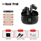 buds pro6 kulak içi 5,3v stereo mikrofonlu kulak içi dokunmatik bluetooth kulaklık WEARFİT