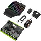 4'ü 1 arada mobile game combo set | mıx elıte+ kablosuz bağlantılı, yapay zeka destekli gamepad | pubg & tüm mobil oyunlar için uyumlu
