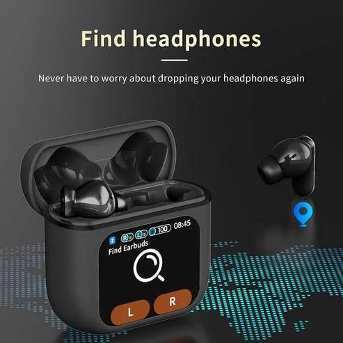 Se-60 bluetooth 5,4 kulak içi kablosuz kulaklık | anc & enc gürültü engelleme, dokunmatik ekran, pure bass ses teknolojisi TEKNOİST