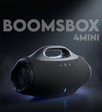 Boomsbox 4 mini hoparlör mikrofonlu 2000mah powerbank özellikli 10 metre menzilli 5 saat müzik süreli FOREFO