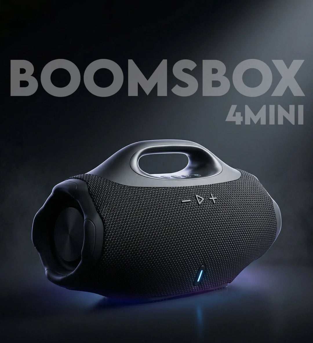 Boomsbox 4 mini hoparlör mikrofonlu 2000mah powerbank özellikli 10 metre menzilli 5 saat müzik süreli FOREFO