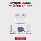 Airpods pro2 ANC (aktif gürültü engellemeli) + 3 hediyeli (35w şarj başlık & Airpods kılıfı & Teleton arkası tutucu )  TechnioTR