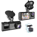 Black Box Traffic Recorder Full HD 1080P Wi-Fi Destekli 3 Kameralı Akıllı Sürüş Kayıt Cihazı ve Araç İçi Kamera Seti POLYGOLD