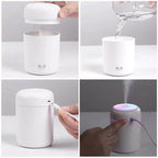 H2o taşınabilir hava nemlendirici | rgb ışıklı buhar makinesi & aromma difüzörü | sessiz ve etkili nemlendirme MİLANO