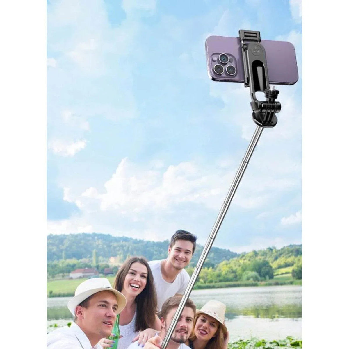 C13 bluetooth kumandalı selfie stick tripod | taşınabilir, katlanabilir, uzayabilir, çok amaçlı telefon tutucu TORİMA
