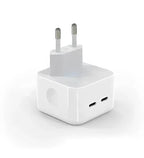 35w çift usb-c girişli ios android uyumlu hızlı şarj adaptör başlık FOREFO