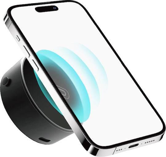 Vantuz emişli vakumlu typeC şarjlı magnetli sabit başlı araç içi telefon tutucu AYSAN